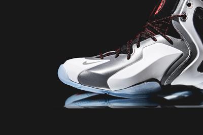 Nike Lil Penny Posite Reflective Silver Red 1
