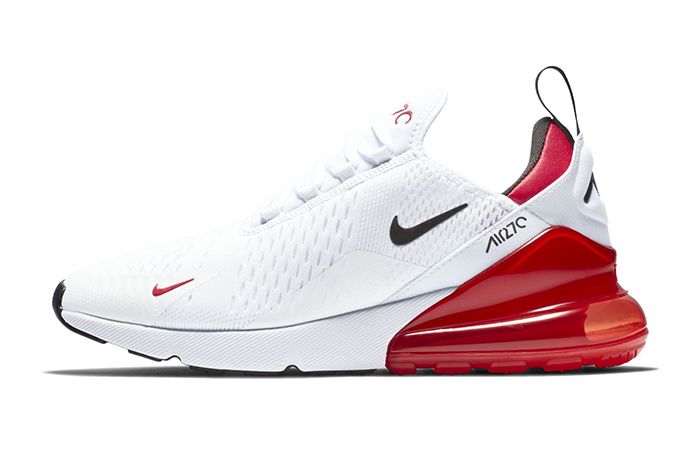 nike red and white 270