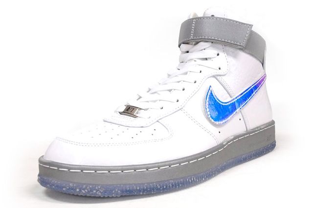 Nike Air Force 1 Downtown Hi Space White Angle