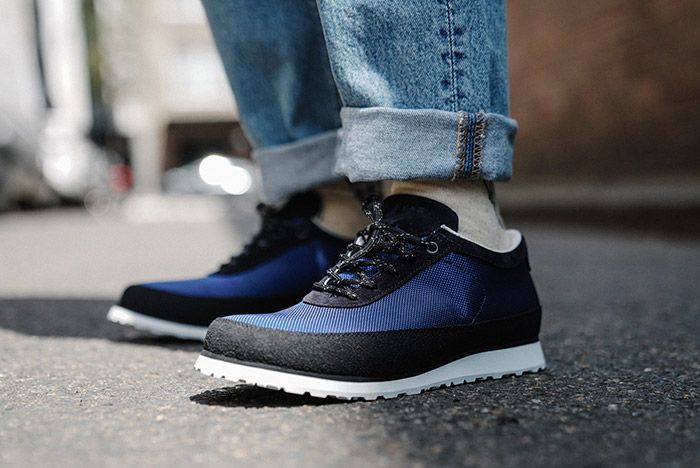 Tarvas Explorer Blue On Foot Front Angle