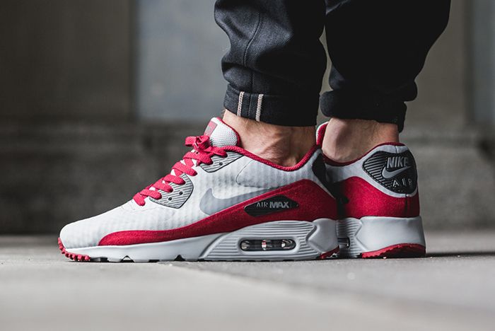 Nike Air Max Essential (Wolf Grey/Red) - Sneaker Freaker