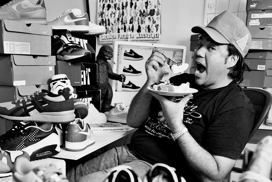 Sneaker Freaker Founder Woody Portrait