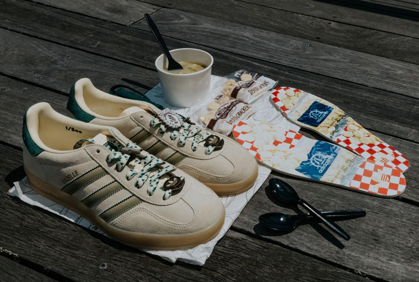 Sneaker Junkies x adidas Gazelle Clam Chowder