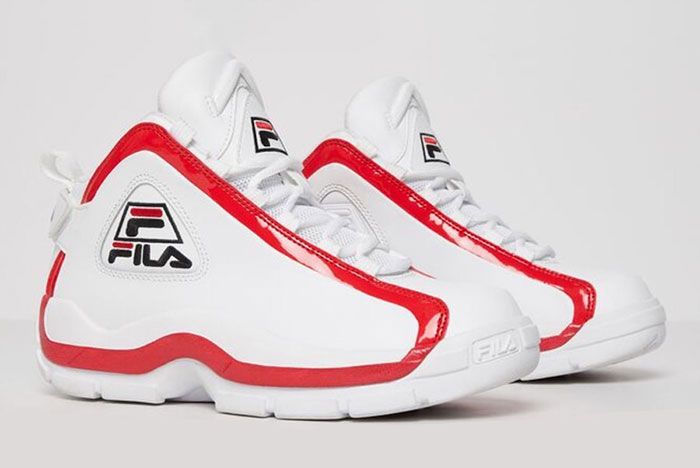 Fila Grant Hill 2 White Red Front Angle