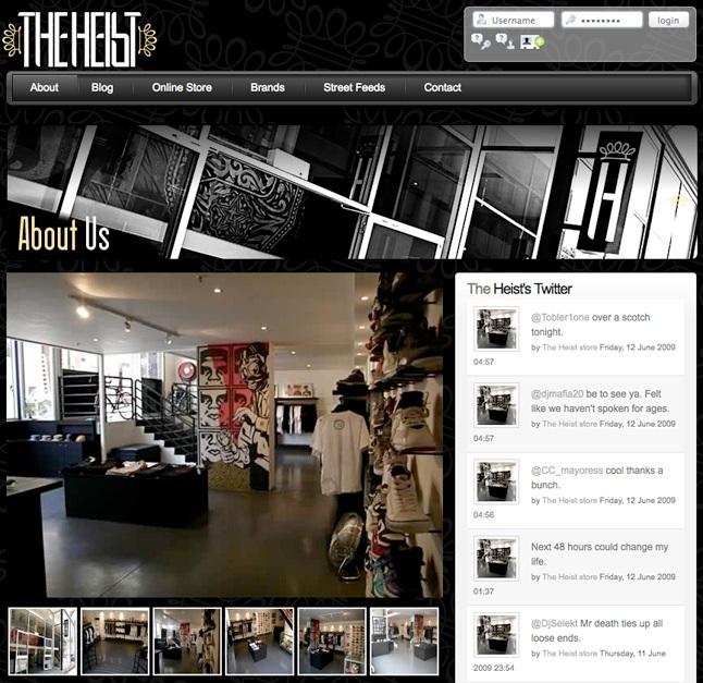 The Heist Website Launch 1