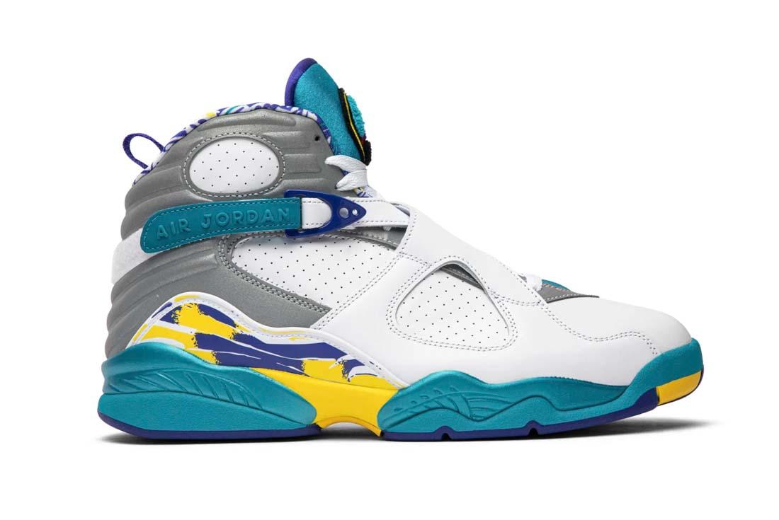 Air Jordan 8 ‘White Aqua’ 2019 Retro