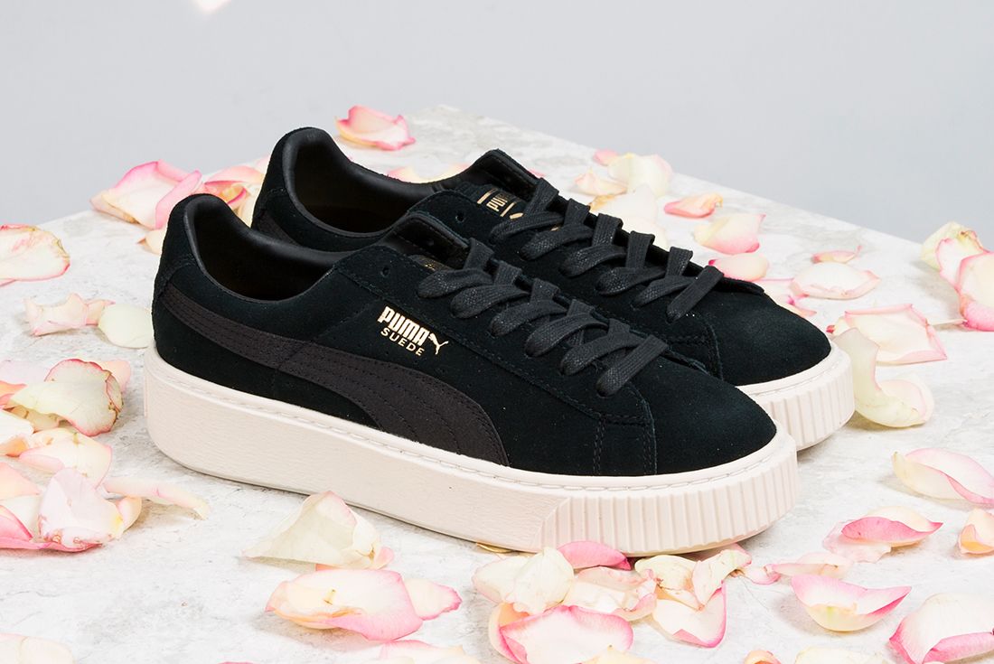 Puma satin platform hotsell