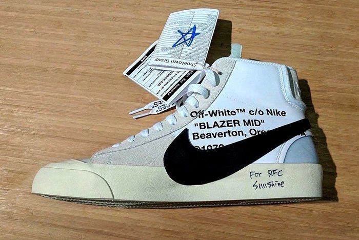 Off White X Nike Blazer Mid Fotomagazin Off White X Nike Blazer Mid Fotomagazin