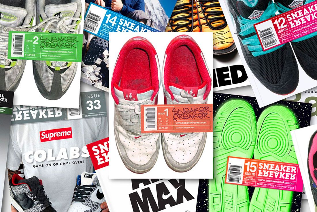 Sneaker Freaker Magazine Cover Retrospective
