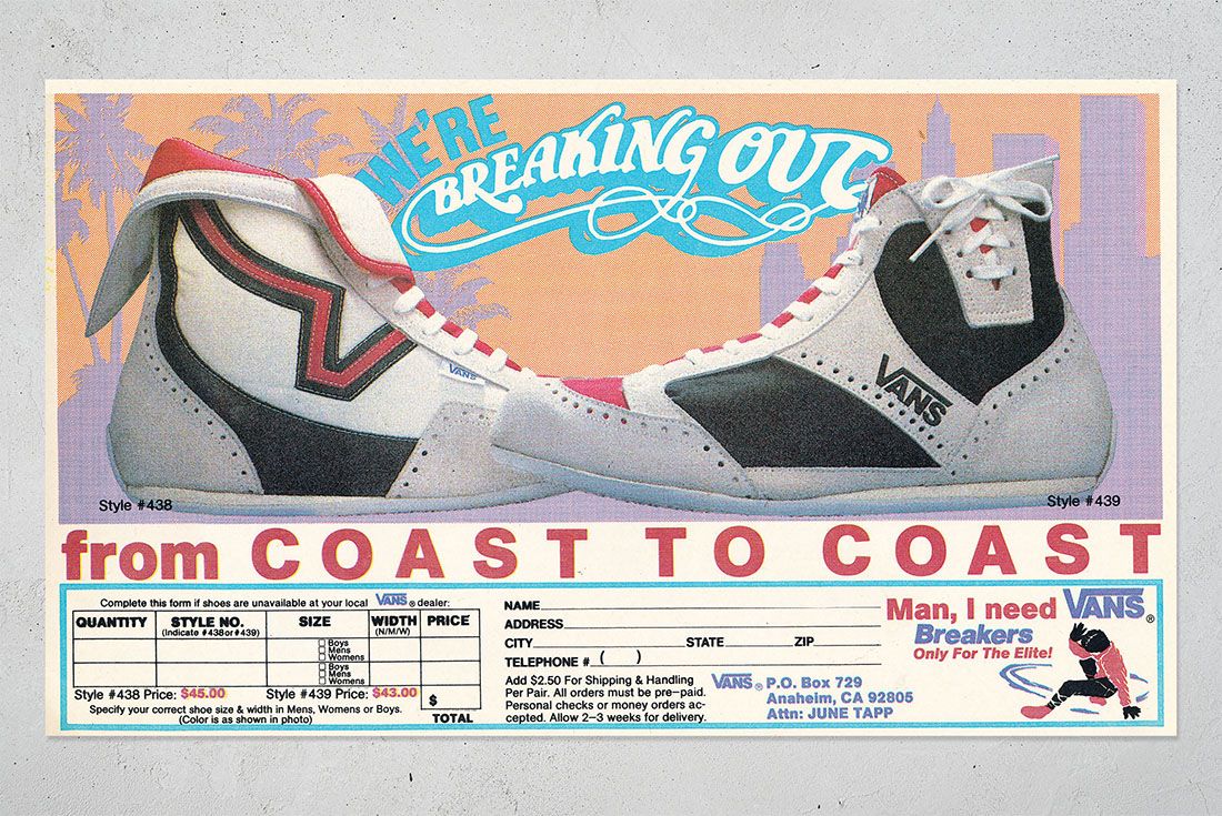 Vans Breakdance Shoes Print Ad SOLED OUT