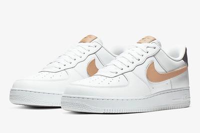 Nike Air Force 1 Removable Swoosh Pack White Left