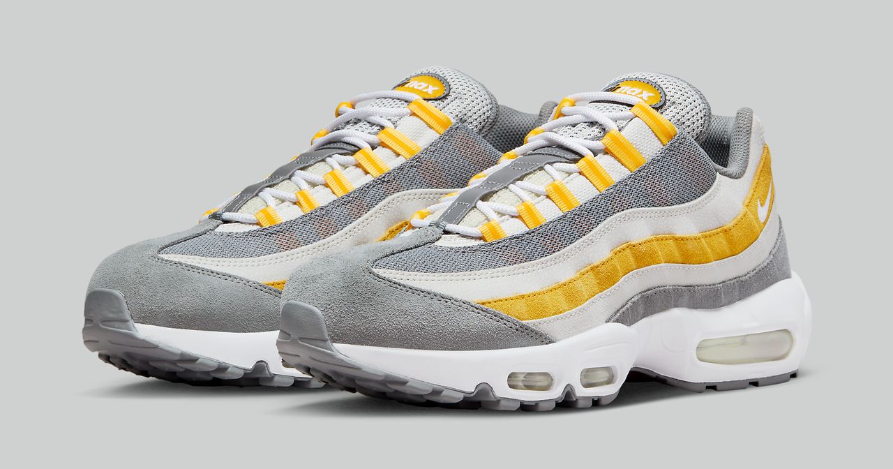 A Bright Nike Air Max 95 Is Here in 'Grey/Yellow' Sneaker Freaker