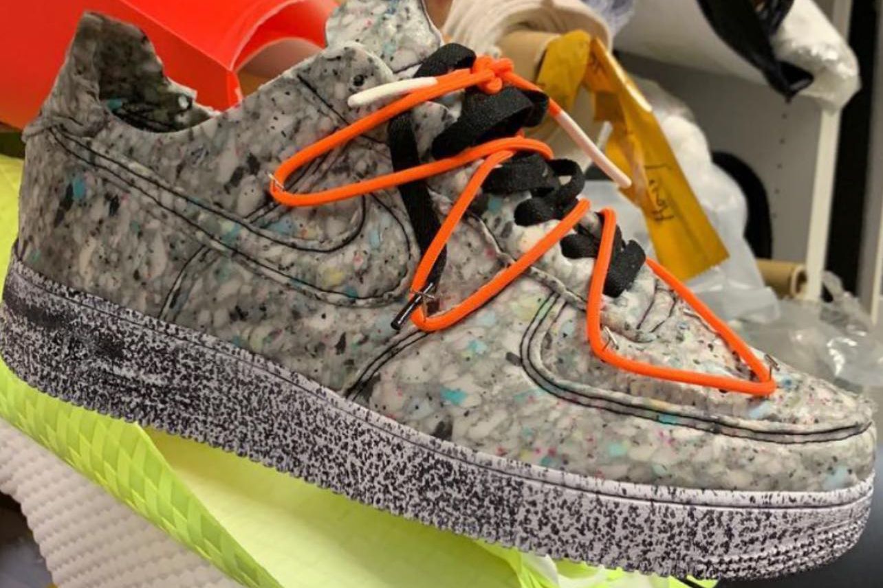Off-White x Nike Air Force 1 Foam Sustainable Sample