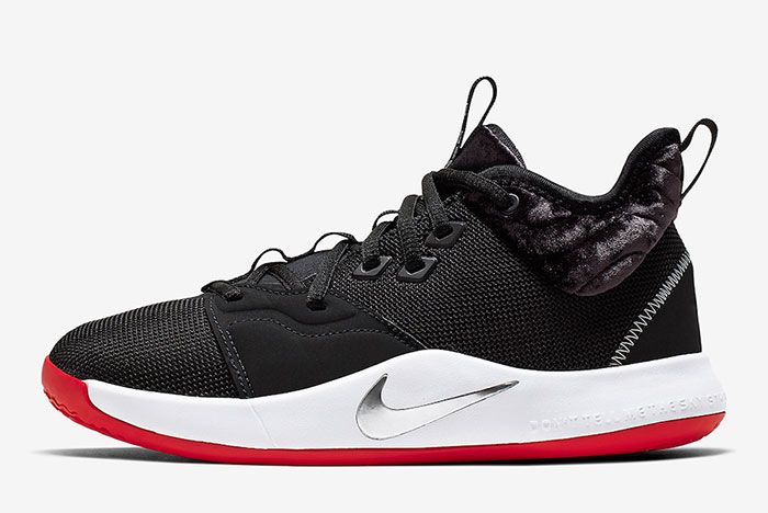Nike Pg 3 Gs Velour Aq2462 016 Lateral