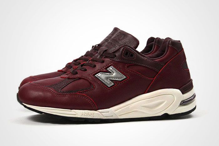 New Balance 990 V2 Horween Burgundy Thumb