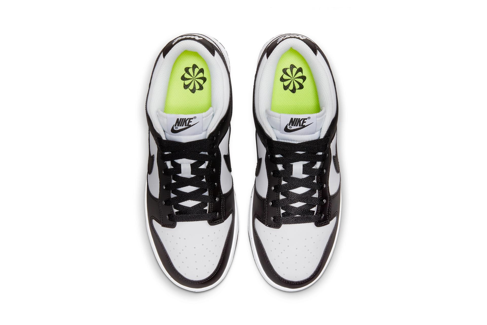 dunk low black white womens