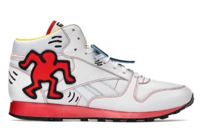 Reebok Keith Haring Classic Leather Mid Lux Profile 1