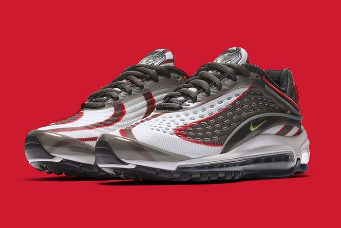 Nike Air Max Deluxe Grey Red 1