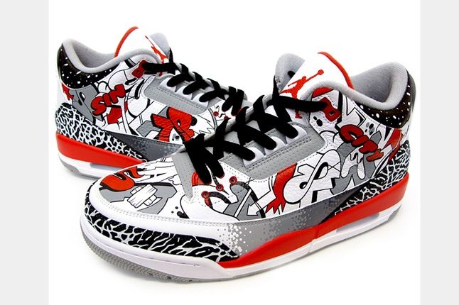Sekure D Custom Air Jordan 10 (Teal Graffiti) - Sneaker Freaker