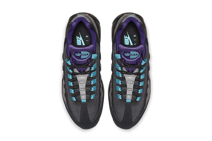 purple and turquoise air max 95