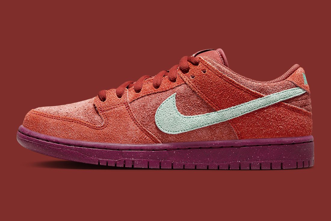 The Nike SB Dunk Low 'Mystic Red' Magically Appears - Sneaker Freaker