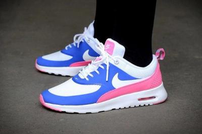 Nike Wmns Air Max Thea Game Royal White Pink Glow Wolf 1