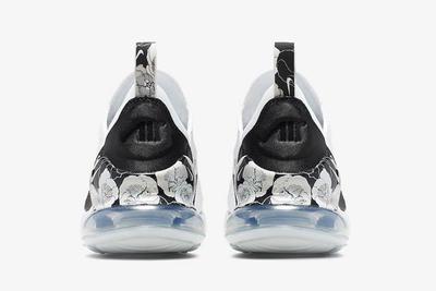 Nike Air Max 270 Black White Floral Heels