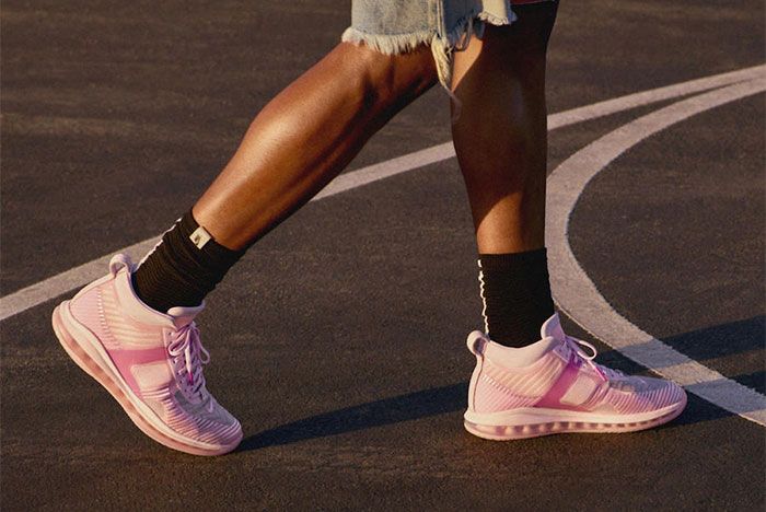 John Elliot Nike Lebron Icon Qs Pink On Foot
