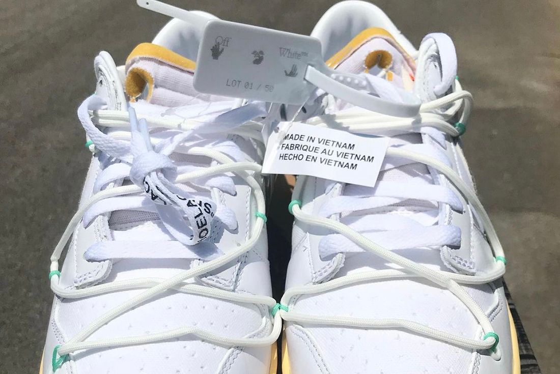 Closer Look: Off-White x Nike Dunk Low '1 of 50' From the 'Dear 
