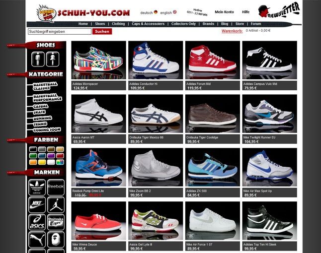 Schuh You New Online Store 1