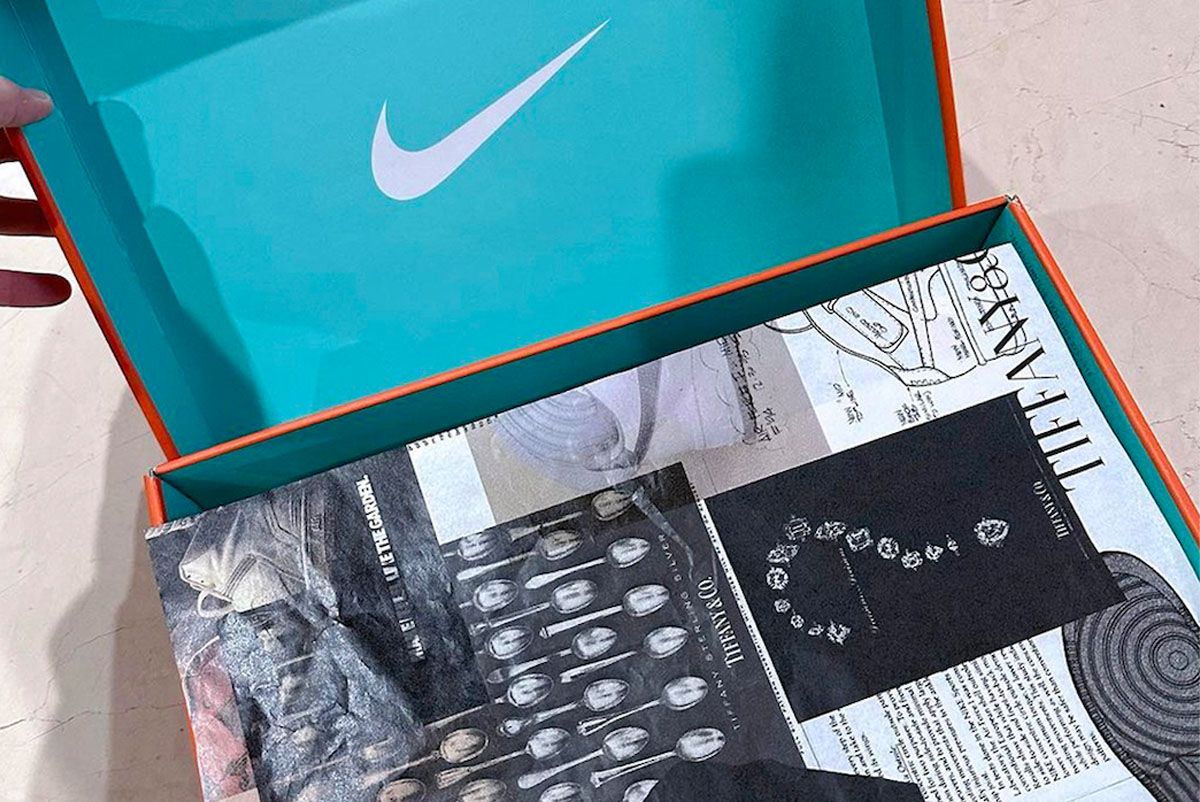 Tiffany & Co. x Nike Air Force 1 Silver Shoebox