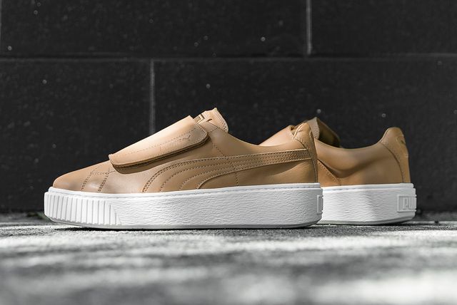 puma basket platform strap