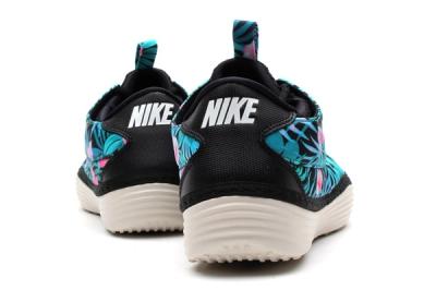 Nike Solarsoft Moccasin Sp Tropical Floral Pack Blue Pink Heel Profile 1