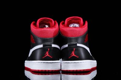 Jordan 1 Black White Red 3