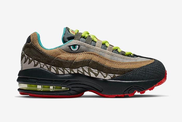 Nike Air Max 95 Kids Dino Ci9944 300 Side Shot 3