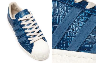 Adidas Superstar 80S Tribe Blue Reptile 2