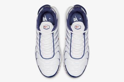 Nike Air Max Plus White Navy Red Top