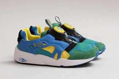 Puma Disc Cage Tropical Grn Ylw Brazil Perspective