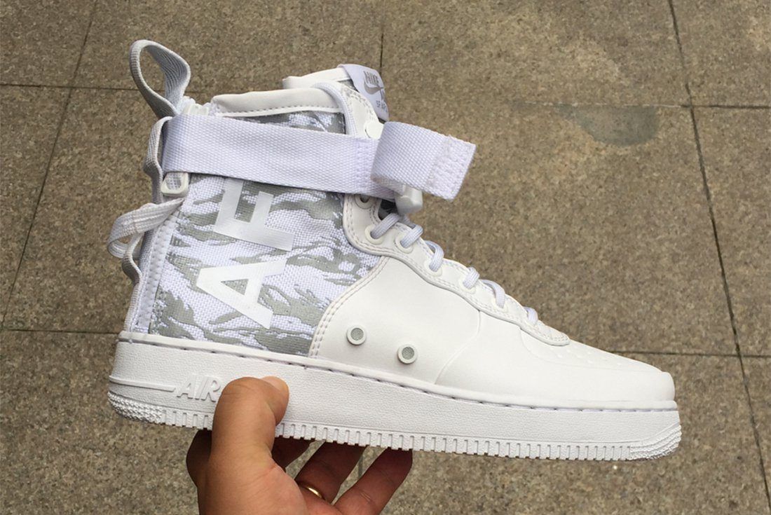 Ice Cold Nikes Sf Af 1 Appears In White Tiger Snow Camo2