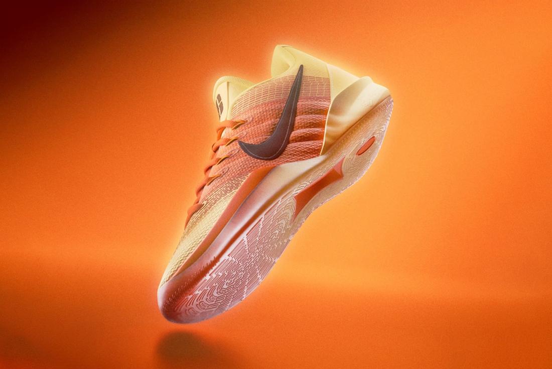 nike sabrina 3 orange background