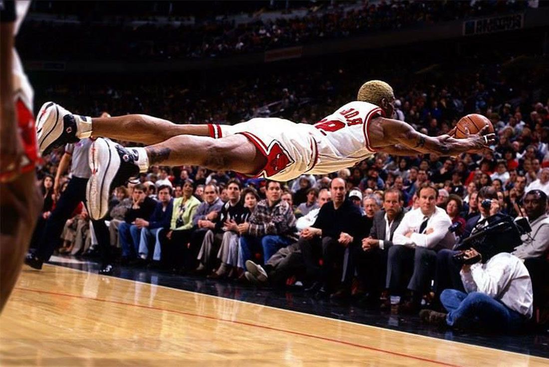 Dennis Rodman's NBA Sneaker Style 