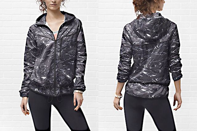Nike Packable Camouflage Trail Womens Jacket Black Camo