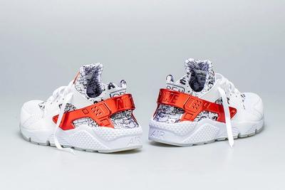 Nike Air Huarache Qs White Red Shoe Palace 4 Sneaker Freaker