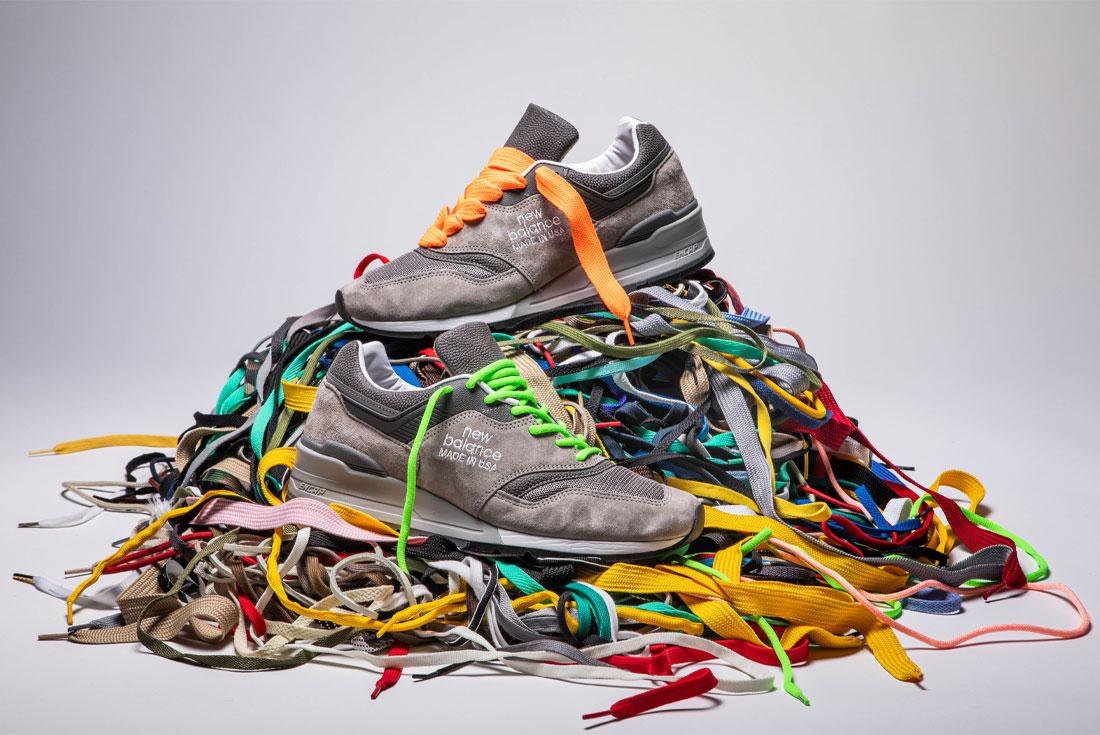 New Balance 997 Shoelace Pile
