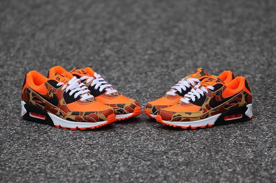 First Look! Covert Nike Air Max 90 'Orange Camo' - Releases