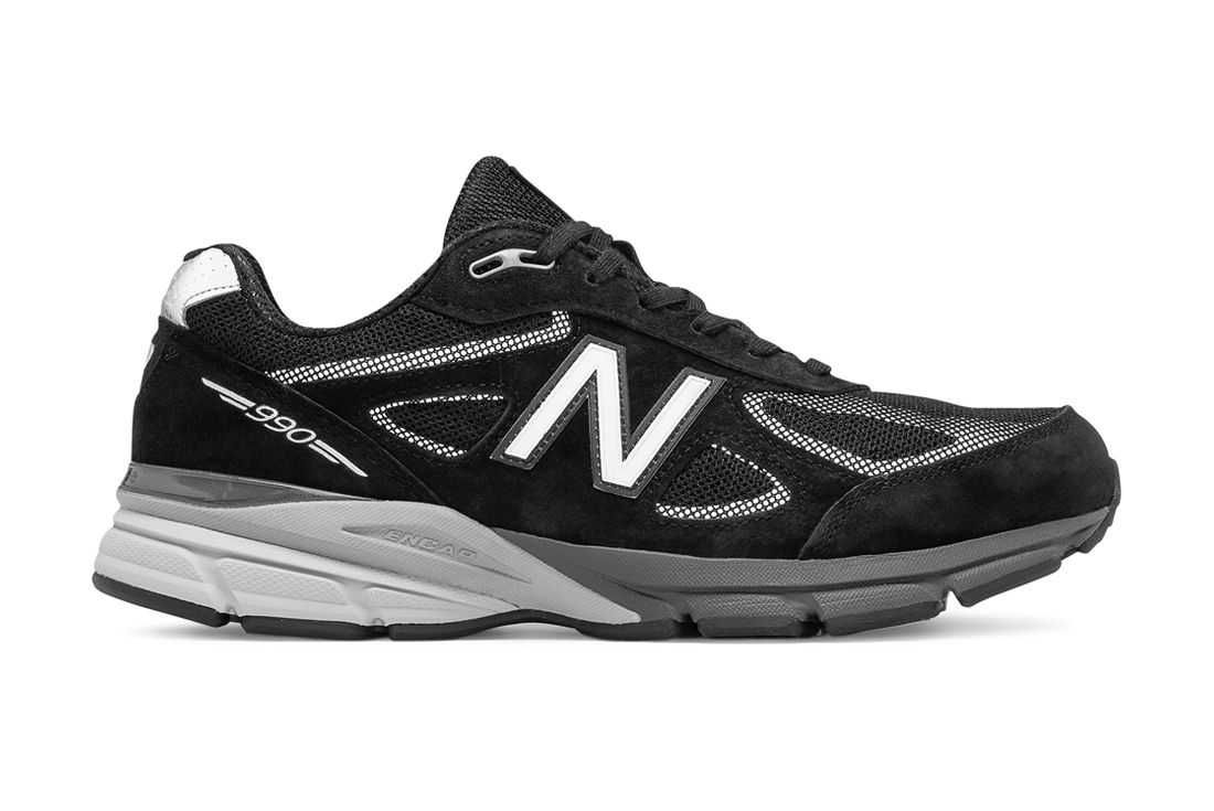 new balance 990 black reflective