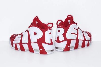Supreme Nike Air More Uptempo Red 1