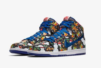 Conceptsnike Sb Ugly Christmas Sweater Dunk 2