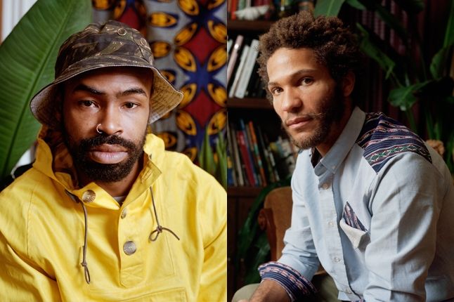Bodega Ss13 Lookbook Split Yellow Parka Blue Patched Shirt 1