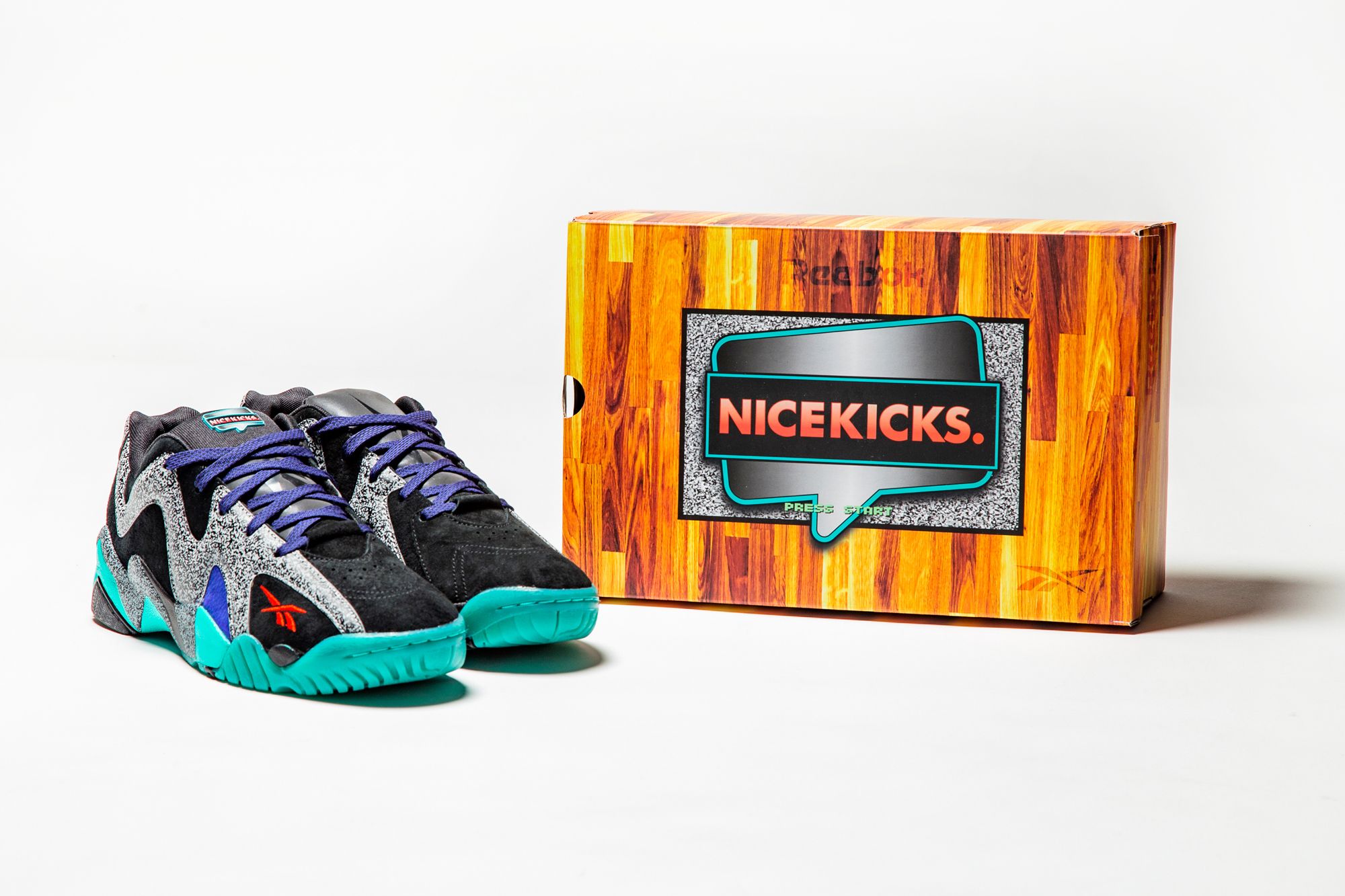 シューズ(男性用) Reebok x Nice Kicks HURRIKAZE II LOW Reebok Nice Kicks x Hurrikaze 2 Low 'NBA Jam' H01319